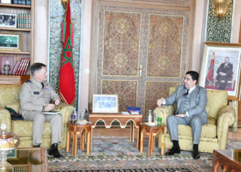 بوريطة يستقبل كبير مستشاري رئيس أركان الدفاع البريطاني لشؤون الشرق الأوسط وشمال إفريقيا