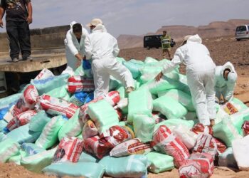 حجز 2960 كلغ من الأكياس البلاستيكية المحظورة بسلا بقيمة تقارب 9 ملايين سنتيم