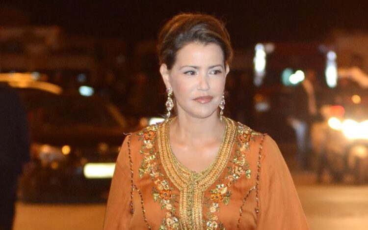The Moroccan Princess Lalla Meryem arrives at the 13th Marrakech International Film Festival on November 30, 2013 in Marrakech, Morocco.   AFP PHOTO /FADEL SENNA