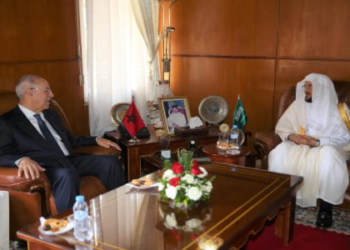 إبراز جهود جلالة الملك  وخادم الحرمين الشريفين لخدمة الإسلام والمسلمين في لقاء التوفيق مع نظيره السعودي