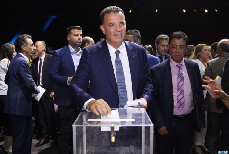 Chakib Alj réélu président général de la Confédération Générale des Entreprises du Maroc (CGEM), lors de l’Assemblée Générale Ordinaire et Élective (AGOE), pour la mandature 2023-2026. 16052023-Casablanca