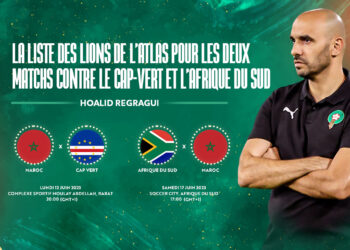 لائحة المنتخب الوطني لمباراتي الرأس الأخضر وجنوب إفريقيا