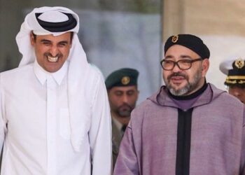 جلالة الملك يهنئ أمير دولة قطر بمناسبة ذكرى توليه مقاليد الحكم