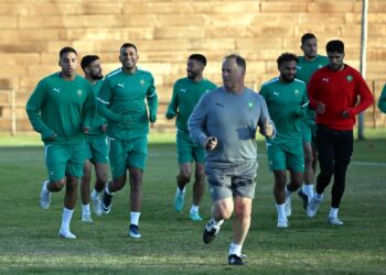 بالفيديو…المنتخب الوطني يستعد لمباراة جنوب افريقيا