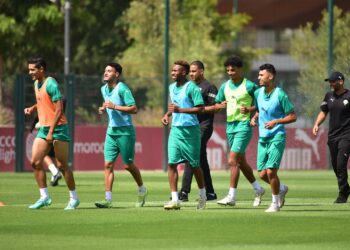بالفيديو…المنتخب الوطني لأقل من 23 سنة يواصل استعداداته لكأس إفريقيا للأمم
