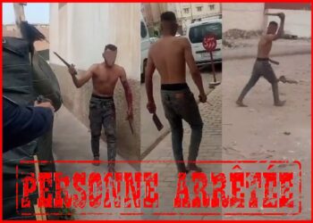 شرطة أكادير توقف شخصا مدججا بسكين وساطور هدد سلامة الغير والممتلكات