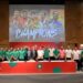حفل استقبال على شرف المنتخب الوطني لكرة القدم داخل القاعة