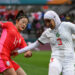 المغربية بنزينة أول لاعبة ترتدي الحجاب في تاريخ بطولة كأس العالم للسيدات