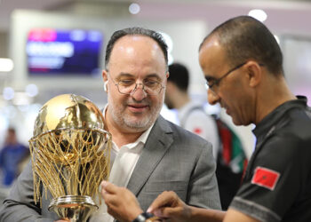 حفل استقبال على شرف المنتخب الوطني لكرة السلة المتوج بلقب بطولة افريقيا للاعبين المحليين