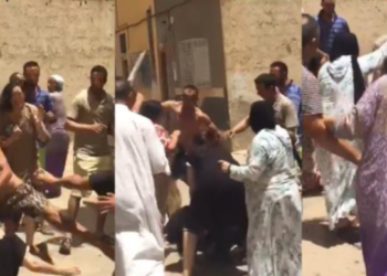 أمن بني ملال يتفاعل بشكل سريع مع فيديو يظهر فيه شخص يحمل سلاحا ابيضا