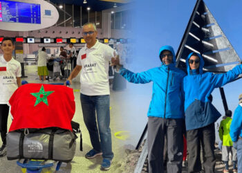 طفل مغربي يرفع التحدي ويتسلق أعلى قمة جبلية في تركيا