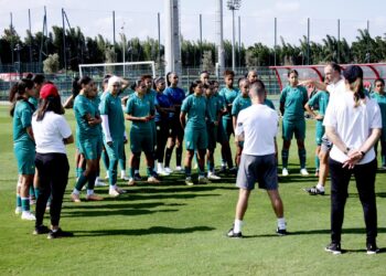 أخر حصة تدريبية للمنتخب الوطني لكرة القدم النسوية لأقل من 20 سنة قبل لقاء بوتسوانا