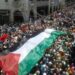 تظاهرة حاشدة في الرباط تأييدا لفلسطين