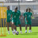المنتخب الوطني يجري اخر حصة تدريبية قبل التوجه إلى كوت ديفوار