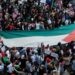 الآلاف يتظاهرون في مدريد تضامنا مع الفلسطينيين وتنديدا بالرد الإسرائيلي