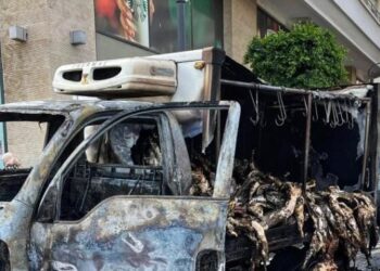 احتراق شاحنة لنقل اللحوم بطنجة يتسبب في حالة من الخوف في صفوف المواطنين