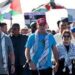 الرئيس الكوبي دياز كانيل يشارك في تظاهرة ضخمة مؤيدة للفلسطينيين