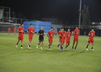 بالفيديو…المنتخب الوطني لأقل من 17 سنة يستعد للقاء مالي