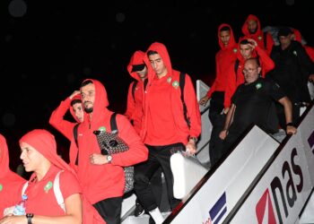 المنتخب الوطني يصل لدار السلام لمواجهة تنزانيا