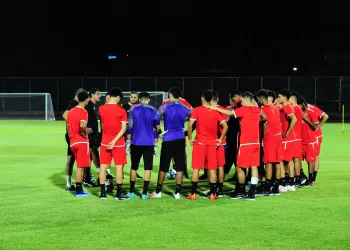 المنتخب الوطني لأقل من 17 سنة يجري حصة تدريبية خفيفة