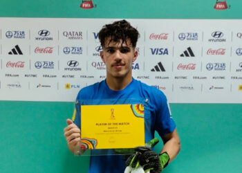 الفيفا تختار الدولي المغربي طه بنغزيل احسن لاعب في لقاء المنتخب الوطني لاقل من 17 سنة أمام ايران