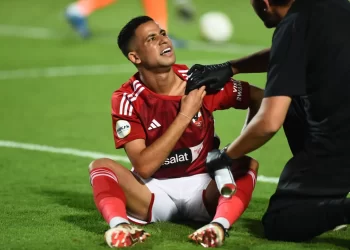 رضا سليم يغيب عن الأهلي المصري 3 أشهر بعد كسر عظمة الترقوة