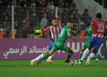 فريق المغرب التطواني يتعادل مع ضيفه مولودية وجدة