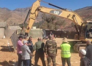 زلزال الحوز..استمرار هدم المنازل المتضررة لإعادة البناء بجماعة أنكال