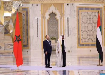 صاحب الجلالة يجري مباحثات على انفراد مع رئيس دولة الإمارات العربية المتحدة
