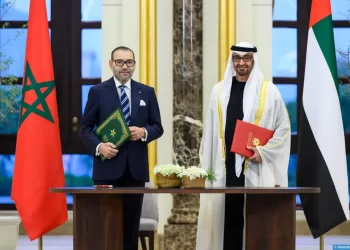 البيان المشترك المعتمد عقب مباحثات جلالة الملك  و رئيس دولة الإمارات