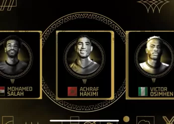 حكيمي ينافس صلاح وأوسيمين على الكرة الذهبية لعام 2023