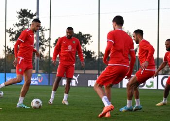 بالفيديو…المنتخب الوطني الأول يواصل استعداداته لكأس إفريقيا للأمم