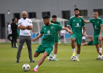 كأس إفريقيا للأمم 2023: حصة تدريبية للمنتخب الوطني