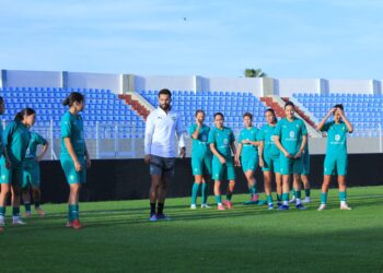 المنتخب الوطني لكرة القدم النسوية لأقل من 20 سنة يجري آخر حصة تدريبية قبل لقاء إثيوبيا