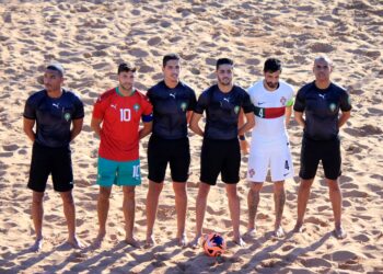 المنتخب الوطني لكرة القدم الشاطئية ينهزم أمام البرتغال (2-3)