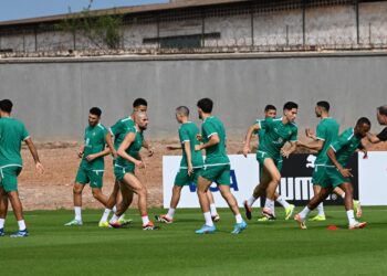 حصة تدريبية للمنتخب الوطني مفتوحة أمام وسائل الاعلام
