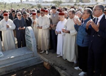 تشييع جثمان الراحل عباس الجيراري مستشار صاحب الجلالة سابقا  بالرباط