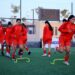 المنتخب الوطني لكرة القدم النسوية لاقل من 20 سنة يجري اول حصة تدريبية بمصر