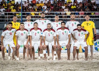 الدوري الدولي مورناهو لكرة القدم الشاطئية: المنتخب الوطني يحتل المركز الثاني