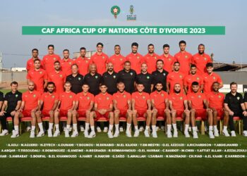 الصورة الرسمية للمنتخب الوطني المشارك في نهائيات كأس إفريقيا للامم بكوت ديفوار