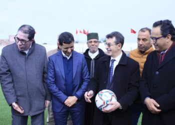 تسليم الملعب الجماعي للا ميمونة