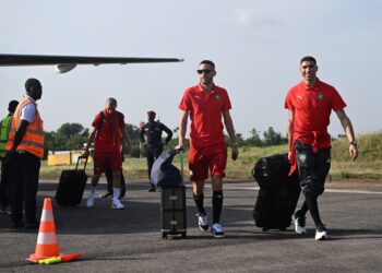 بعثة المنتخب الوطني تصل إلى سان بيدرو