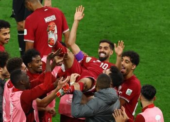 قطر تعبر فلسطين بصعوبة وتتأهل إلى ربع نهائي كأس أمم آسيا