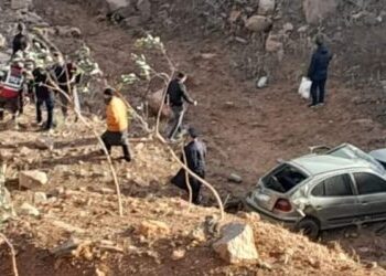 حادثة سير تسفر عن مصرع دركي وإصابة سيدة بطريق بني انصار