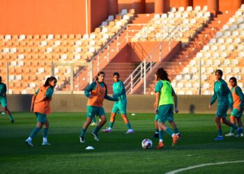 المنتخب الوطني لكرة القدم النسوية لأقل من 17 سنة يجري آخر حصة تدريبية قبل لقاء النيجر