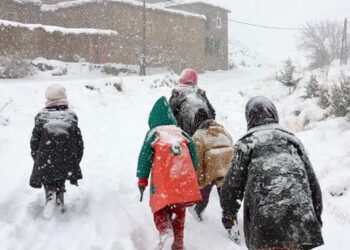 توقيف الدراسة بمناطق الشمال بسبب سوء الأحوال الجوية