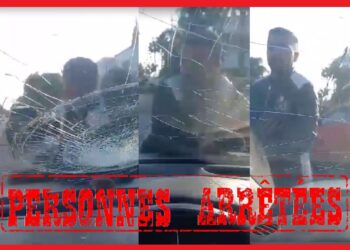 أمن البيضاء يتفاعل مع شريط فيديو يظهر اعتلاء شخص للواقي الزجاجي لسيارة