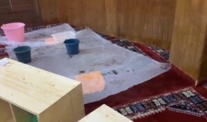 أمطار الخير تكشف عن الغش في إصلاحات مسجد المصيمدي بحي الطفالين بتطوان