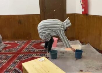 أمطار الخير تكشف عن الغش في إصلاحات مسجد المصيمدي بحي الطفالين بتطوان