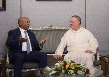 لقجع يستقبل موتسيبي في الرباط لحضور إفتحاح “كان الفوتصال”